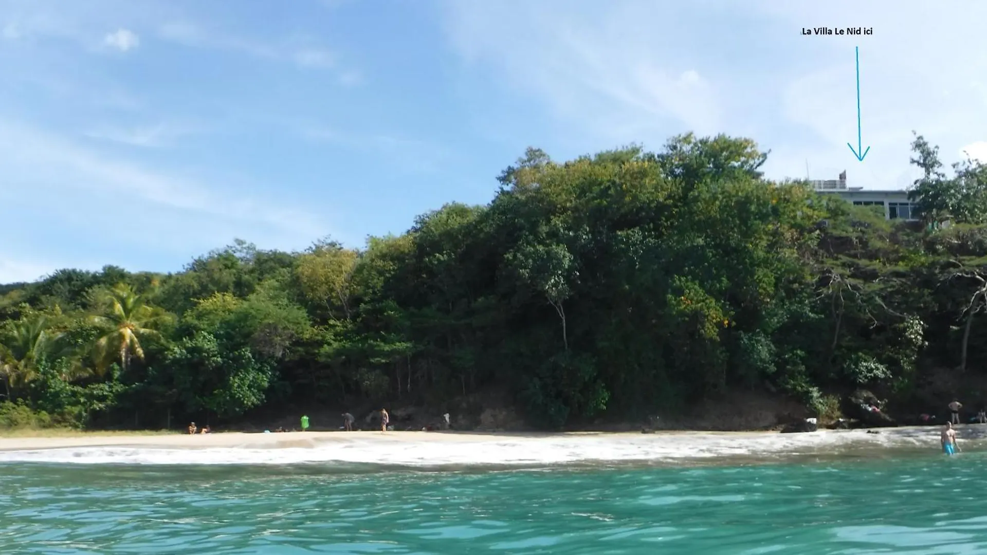 Grande Villa Surplombant La Plage Avec Piscine Deshaies