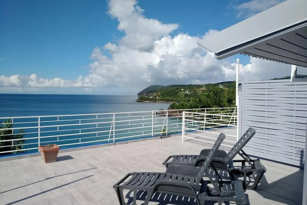 Grande Villa Surplombant La Plage Avec Piscine Deshaies Guadeloupe